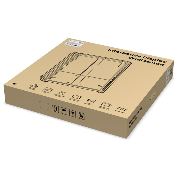 EQUIP Soporte TV para Pared, Ajuste Vertical (Up-Down), 1 Articulación, para Televisores de 55" a 86", Capacidad 65Kg