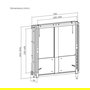 EQUIP Soporte TV para Pared, Ajuste Vertical (Up-Down), 1 Articulación, para Televisores de 55" a 86", Capacidad 65Kg
