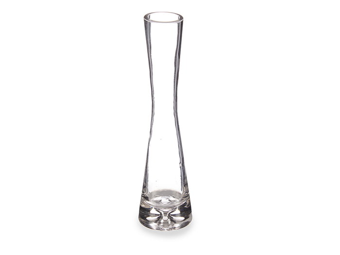 GIFTDECOR Florero de Cristal Cóncavo Pequeño Transparente GIFTDECOR Florero de Cristal Cóncavo Pequeño Transparente