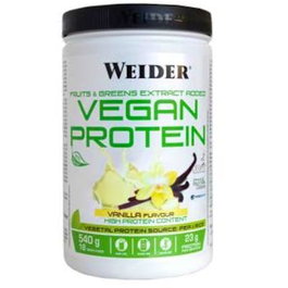 Weider Proteína Vegana Sabor Vainilla 540Gr