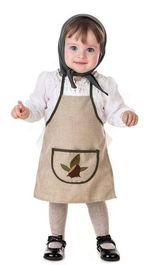 Creaciones Llopis Castañera Hojas-Castaña Beige para Bebé Talla 12 Meses Color Marrón