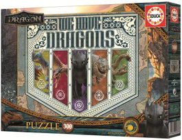 EDUCA BORRAS Puzzle de 300 piezas Cómo Entrenar a Tu Dragón