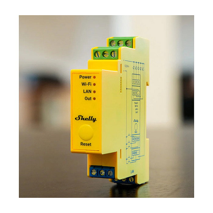 Shelly Pro RGBWW PM Controlador LED RGBWW Inalámbrico, LAN, Bluetooth