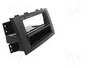 METRA Bastidor de montaje de radio para Kia Borrego 2009-2010, 1 DIN/2 DIN, negro