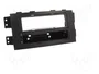 METRA Bastidor de montaje de radio para Kia Borrego 2009-2010, 1 DIN/2 DIN, negro