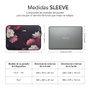Subblim Trendy Sleeve Neo Flowers para portátiles de 13,3-14 pulgadas, Multicolor