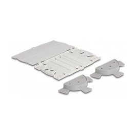 DeLOCK Casete de Empalme de Fibra Óptica 24 Fibras Blanco