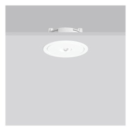 rzb zimmermann leuchten RZB 672526.002 Downlight LED de emergencia de 3W con lentes, D120 H45 B3h mm