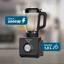 Grunkel BAT-2000 MASTERPRO Batidora de Vaso 2000W 1,5L Negro, Transparente