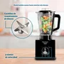 Grunkel BAT-2000 MASTERPRO Batidora de Vaso 2000W 1,5L Negro, Transparente