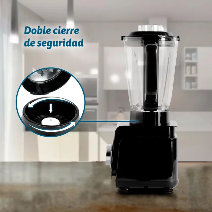 Grunkel BAT-2000 MASTERPRO Batidora de Vaso 2000W 1,5L Negro, Transparente Grunkel BAT-2000 MASTERPRO Batidora de Vaso 2000W 1,5L Negro, Transparente