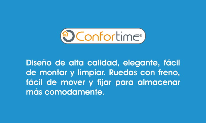 Confortime Perchero Extensible de 80-150 cm x 42 cm x 90-160 cm (3 Unidades)