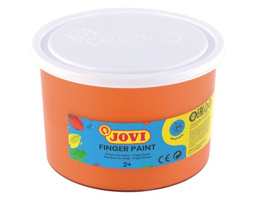 Jovi Pintura de dedos Naranja 500 cc