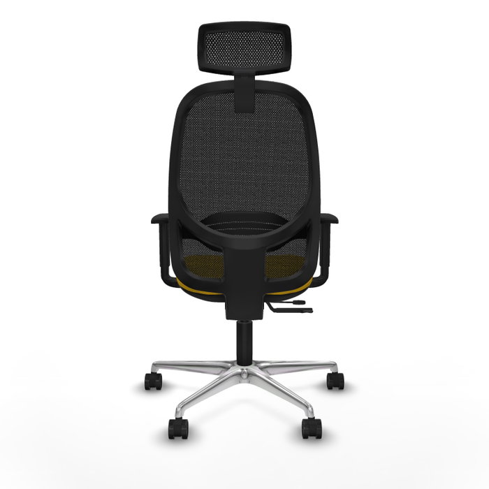 PIQUERAS Y CRESPO Silla de oficina Cilanco con mecanismo Sincro/Traslack Amarillo y Negro PIQUERAS Y CRESPO Silla de oficina Cilanco con mecanismo Sincro/Traslack Amarillo y Negro