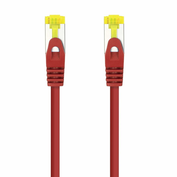 Nanocable Cable de red latiguillo RJ45 LSZH Cat.6A SFTP AWG26, Rojo, 3.0 m