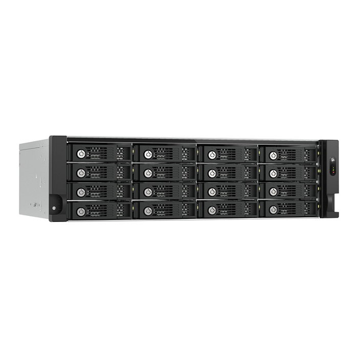 QNAP TL-R1600PES-RP Carcasa de Expansión JBOD de Rack 3U con 16 Bahías, Interfaz PCIe, para Unidades SATA 2.5/3.5", Hot-swap