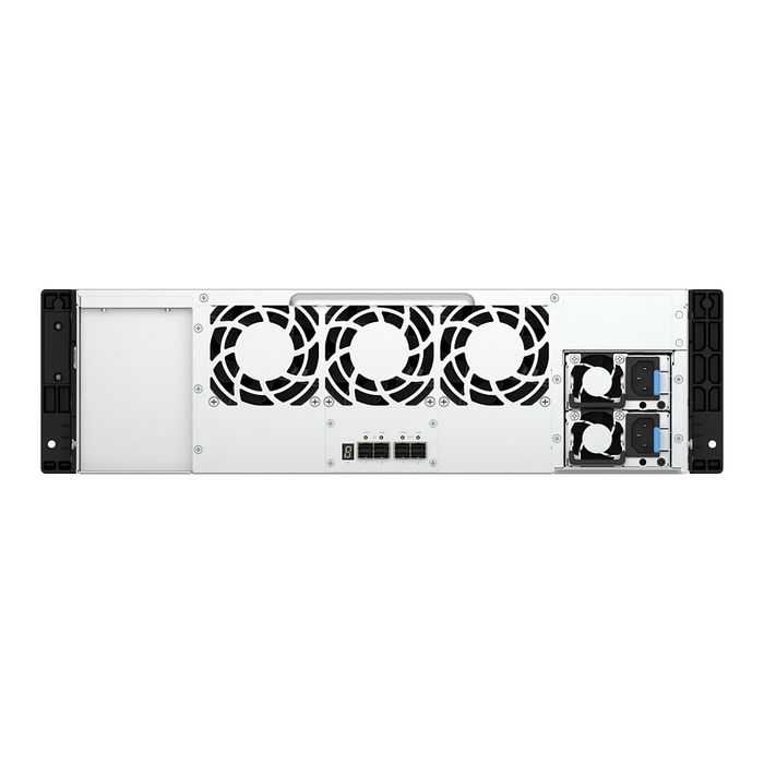 QNAP TL-R1600PES-RP Carcasa de Expansión JBOD de Rack 3U con 16 Bahías, Interfaz PCIe, para Unidades SATA 2.5/3.5", Hot-swap