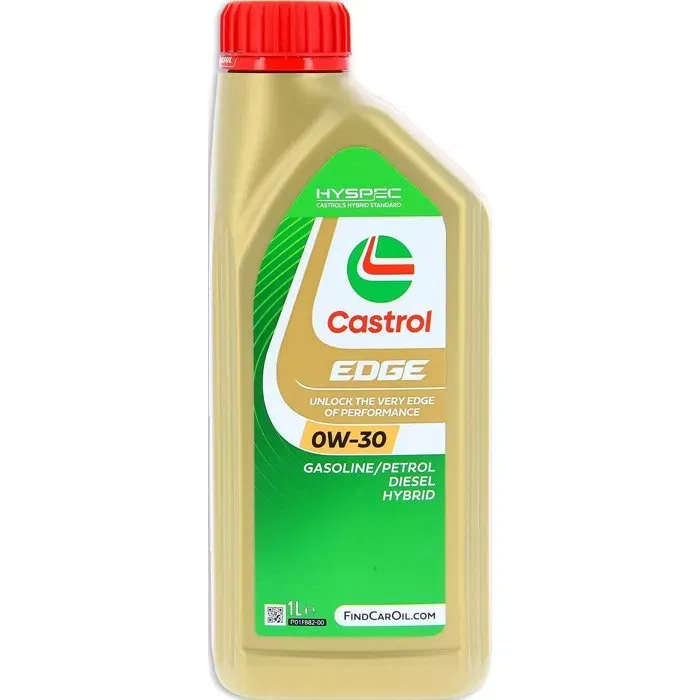 Castrol Aceite de motor EDGE 0W-30 1L Castrol Aceite de motor EDGE 0W-30 1L