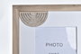 DKD Home Decor Set de 2 Marcos de Fotos 10x15 en MDF y Cristal, Surtido Marrón y Blanco, 12 Unidades