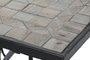 DKD Home Decor Mesa de Comedor Forja y Cerámica Mosaico 140x70x75,5