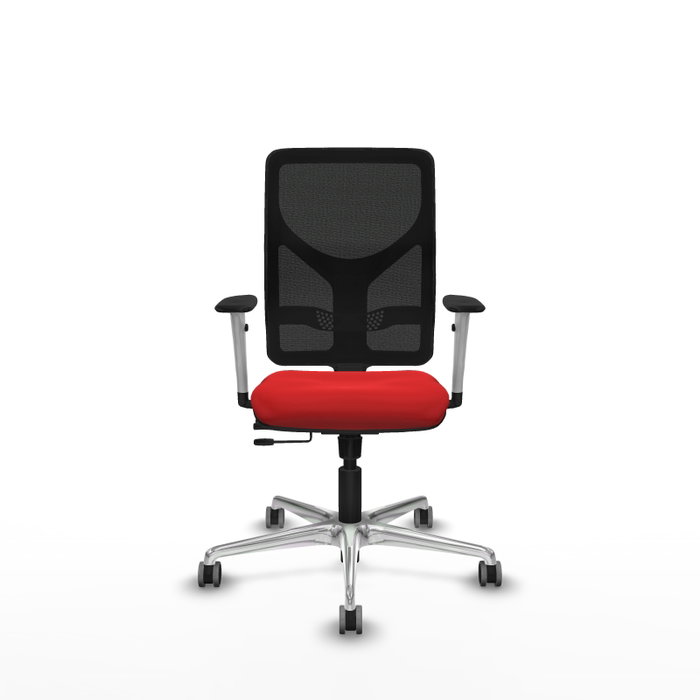 PIQUERAS Y CRESPO Silla de oficina Motilla Rojo/Negro con mecanismo Sincro/Traslack PIQUERAS Y CRESPO Silla de oficina Motilla Rojo/Negro con mecanismo Sincro/Traslack