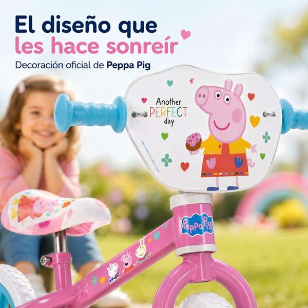 Toimsa Bicicleta sin pedales Peppa Pig Rosa 10" (más de 2 años)