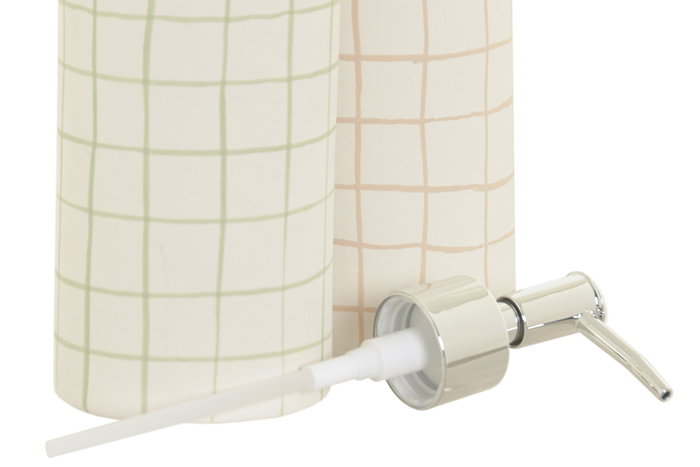 DKD Home Decor Dosificador de Cerámica y ABS Surtido de 2 Unidades