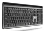NGS Eclipse - Pack Teclado y Ratón Inalámbrico Recargable con Conexión RF 2.4GHz + Bluetooth, QWERTY Inglés, Gris, Teclas Silenciosas, DPI Ajustable, Incluye Ratón
