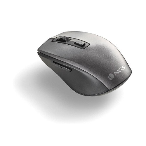 NGS Eclipse Kit Teclado y Ratón Inalámbrico Gris, QWERTY Inglés, Recargable