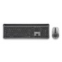 NGS Eclipse Kit Teclado y Ratón Inalámbrico Gris, QWERTY Inglés, Recargable