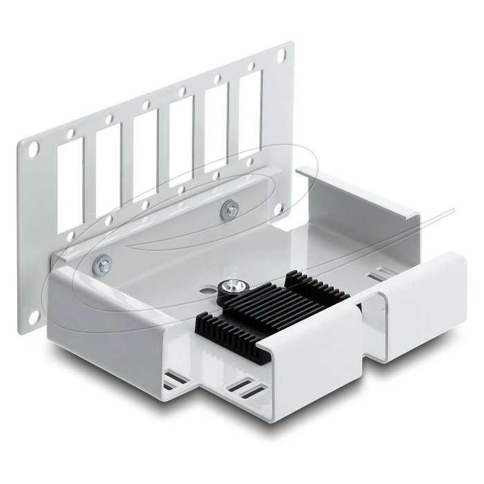 DeLOCK 91065 Panel de parcheo de fibra óptica de 6 puertos para SC Duplex o LC Quad, gris metal DeLOCK 91065 Panel de parcheo de fibra óptica de 6 puertos para SC Duplex o LC Quad, gris metal