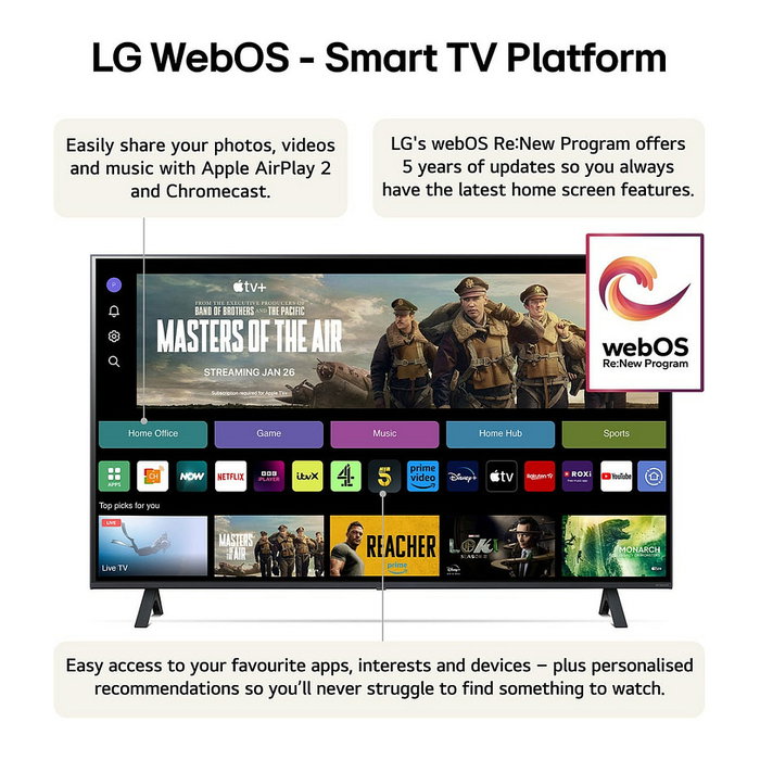 LG 55NANO82T6B TV NanoCell 55 Pulgadas 4K Ultra HD Smart TV WebOS 24, WiFi 5, Bluetooth 5.0, HDR10, Game Optimizer, Ashed Brown