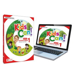 MACMILLAN, KIDS CAN! 1 Activity Book: cuaderno de actividades de refuerzo versión MAYÚSCULA impreso y digital - Mark Omerond