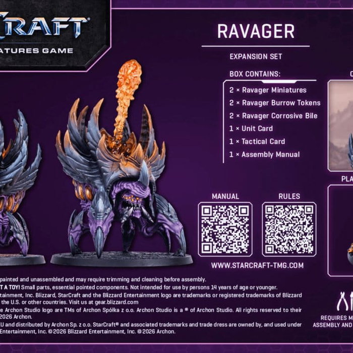 Archon Studio StarCraft TMG Set de Expansión Zerg: Ravager Archon Studio StarCraft TMG Set de Expansión Zerg: Ravager