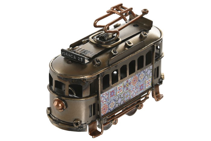 DKD Home Decor Vehiculo Decoracion Vintage Plateado Dorado Metal 3.5 x 6.5 x 9 cm (12 Unidades)