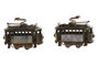 DKD Home Decor Vehículo de Decoración Metal Tranvía Surtido 2