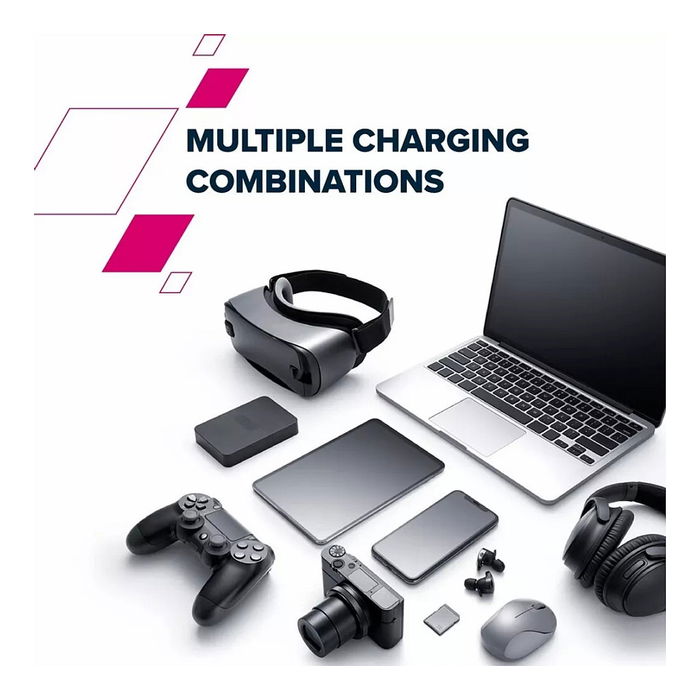 Canyon Cargador CU45CC GaN 45W 2xPuertos USB-C PD Blanco para Unión Europea, Carga Rápida Canyon Cargador CU45CC GaN 45W 2xPuertos USB-C PD Blanco para Unión Europea, Carga Rápida