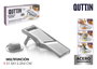 Quttin Mandolina Ajustable 3-Función (Pack de 6 Unidades) 32.1 x 6.1 x 14 cm