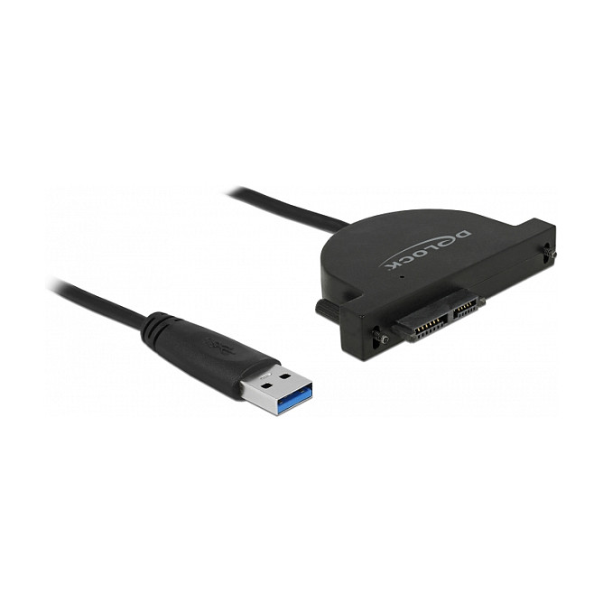 DeLOCK 64048 Convertidor USB 3.0 a Slim SATA Negro DeLOCK 64048 Convertidor USB 3.0 a Slim SATA Negro