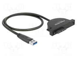 DeLOCK 64048 Conversor USB 3.0 a Slim SATA Negro