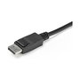 StarTech Switch KVM de 2 Puertos DisplayPort 4K60Hz con Cables Incorporados, USB A, USB