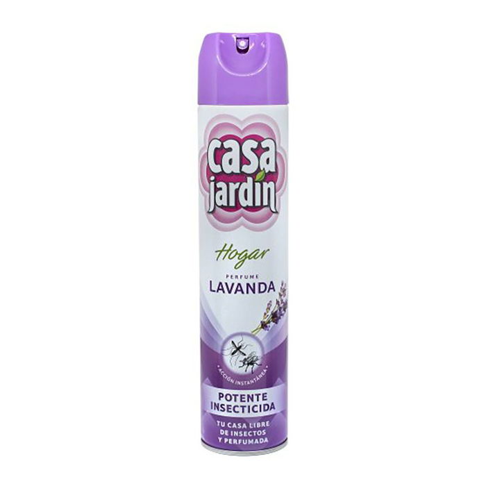 Casa Jardín Insecticida Hogar Spray Aroma Lavanda 600 ml Eficaz contra Mosquitos y Moscas