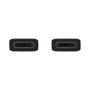 Samsung Cable USB-C a USB-C EP-DA705BBEGWW Negro 1m