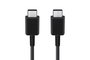 Samsung Cable USB-C a USB-C EP-DA705BBEGWW Negro 1m
