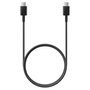 Samsung Cable USB-C a USB-C EP-DA705BBEGWW Negro 1m