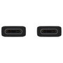 Samsung Cable USB-C a USB-C EP-DA705BBEGWW Negro 1m