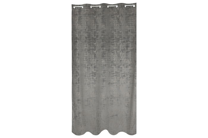DKD Home Decor Cortina Gris Claro 260 x 140 cm (2 Unidades) Poliester