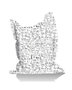 Atelier Del Sofa Silla de Grano Gigante EMC2 White, 100% STYROFOAM, Tela Repelente al Agua, 180x140x30 cm