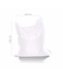 Atelier Del Sofa Silla de Grano Gigante EMC2 White, 100% STYROFOAM, Tela Repelente al Agua, 180x140x30 cm