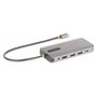 Startech USB-C Triple-Monitor Multiport Adaptador HDMI/DP/Lector de Tarjetas - Docking Station USB-C 3.2 Gen 1 Thunderbolt